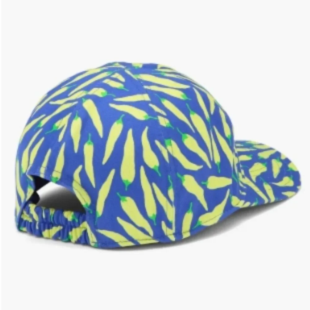 Kate Spade New York Peppers Twill Baseball Cap in Blue Multi (One Size, NWT)